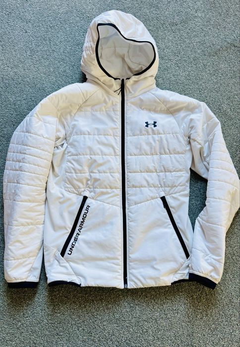 Чоловіча біла куртка UA STRM SESSION HBD JKT