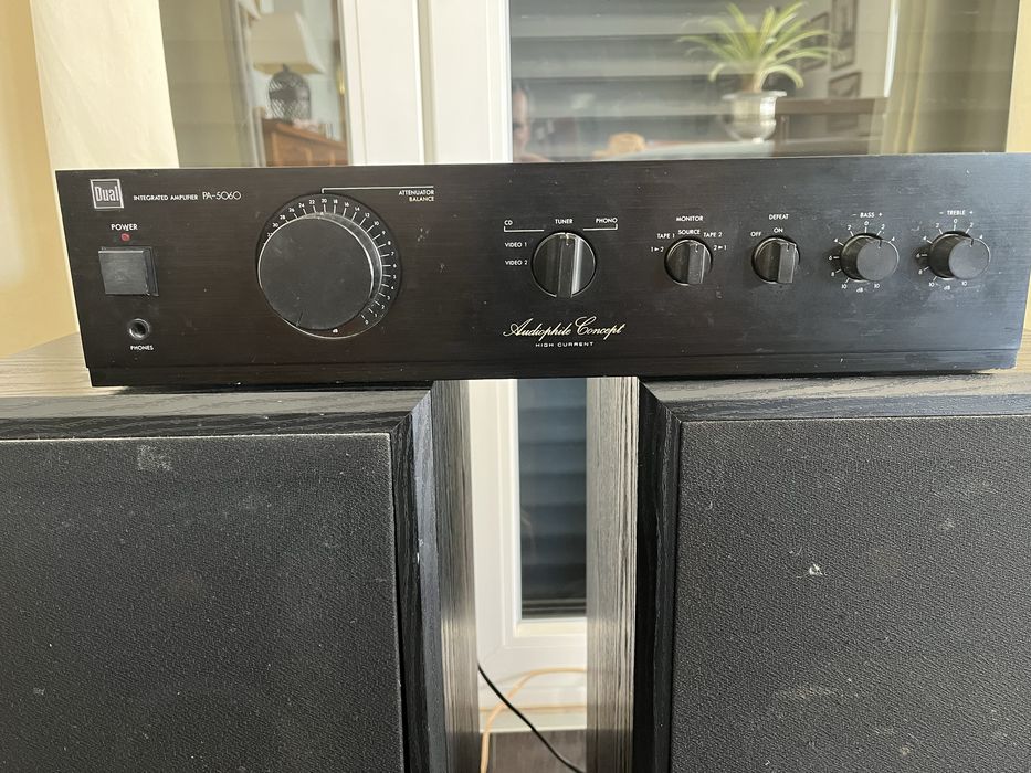 Conjunto amplificador + 2 colunas DUAl
