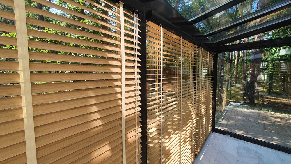 Żaluzje BAMBUSOWE Drewniane  50mm 35mm 65mm NA WYMIAR pomiar +montaż