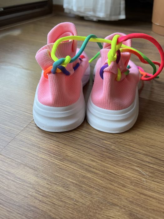 Buty  sneakersy róż 32/20,5-21cm jak nowe