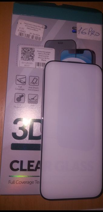 iPhone 17,17 Pro,17 Air Защитное Стекло Олеофобка Плотность 9H