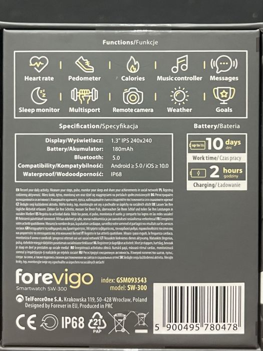 Forever Forevigo Smartwatch SW-300