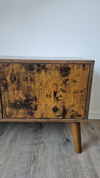 Szafka RTV pod telewizor Loft, rustykalna