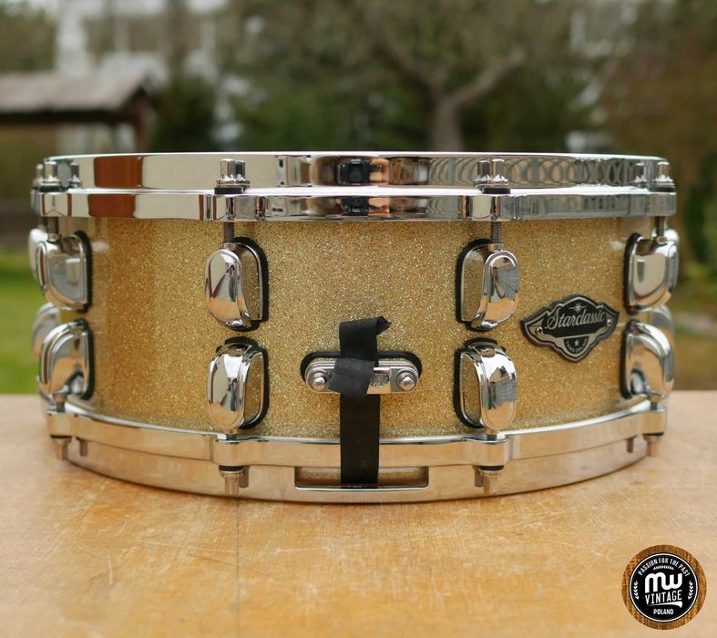 ‼️ Werbel Tama Starclassic Bubinga/Birch 14" x 5,5" Gold Sparkle ‼️