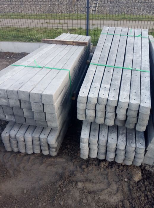 Słupki betonowe , słupek pod siatkę leśną