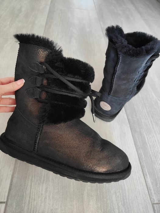 Buty EMU AUSTRALIA - Sorby W11789 Black Metallic, r39