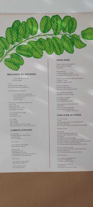 6 poemas Sagrada Esperança edição especial Set85
