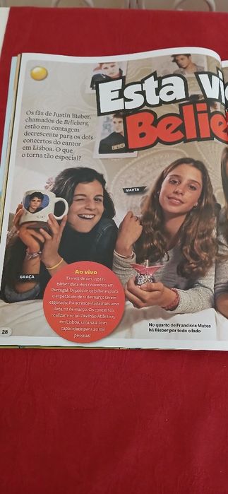 Revista Visão - Justin Bieber