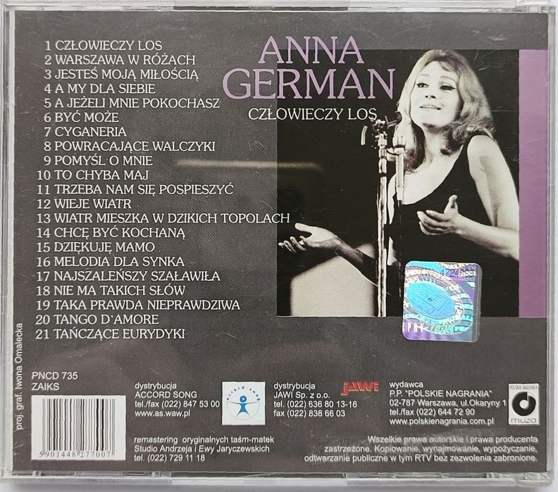 Anna German Człowieczy Los 2013r