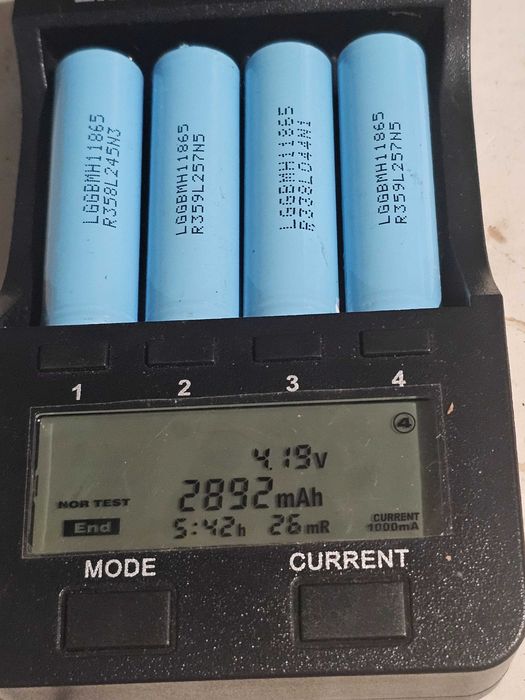Акумулятори 18650 2900-3000 mA/h