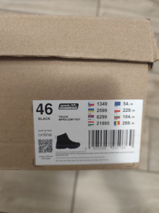 Buty zimowe męskie Sprandi 46 ,śniegowce