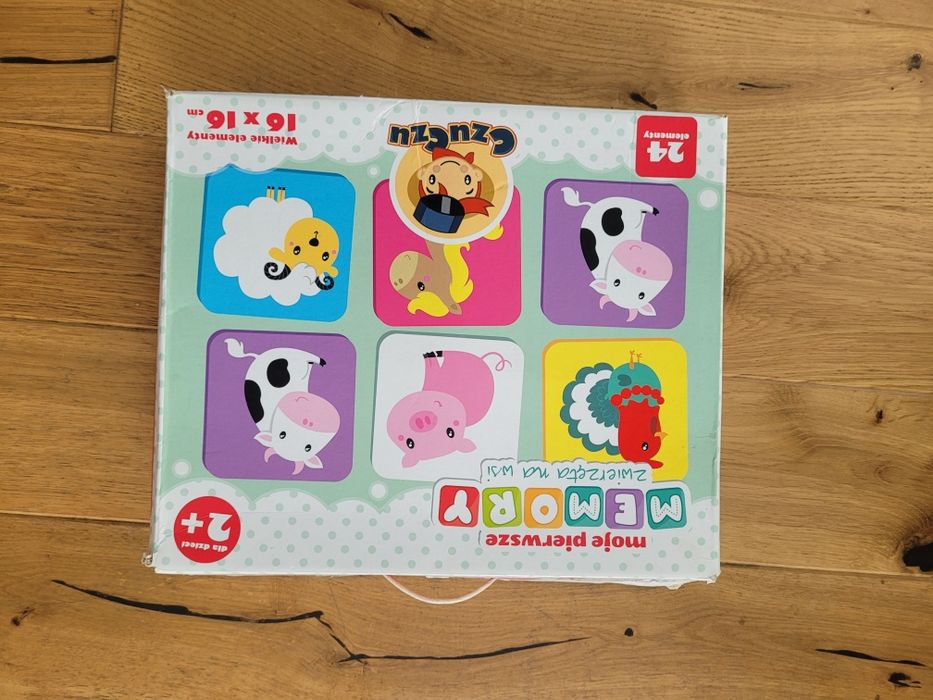 Puzzle Memory gra CzuCzu zwierzątka