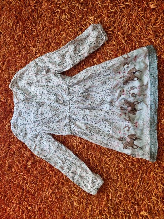 OFERTA PORTES - Vestido Menina e Cavalos H&M (7-8Anos)