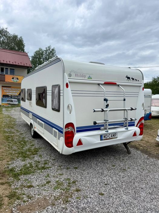 Przyczepa Hobby 540 z 2008 roku