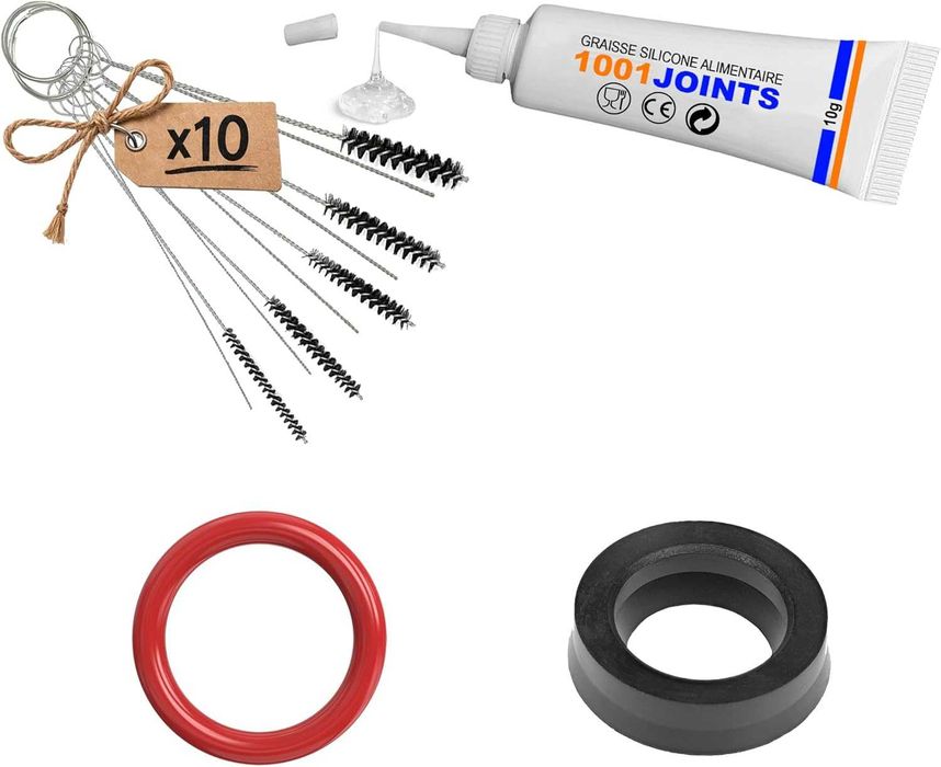 Uszczelki Do Zbiornika Ekspresu 2szt Zestaw Naprawczy Smar Szczotki