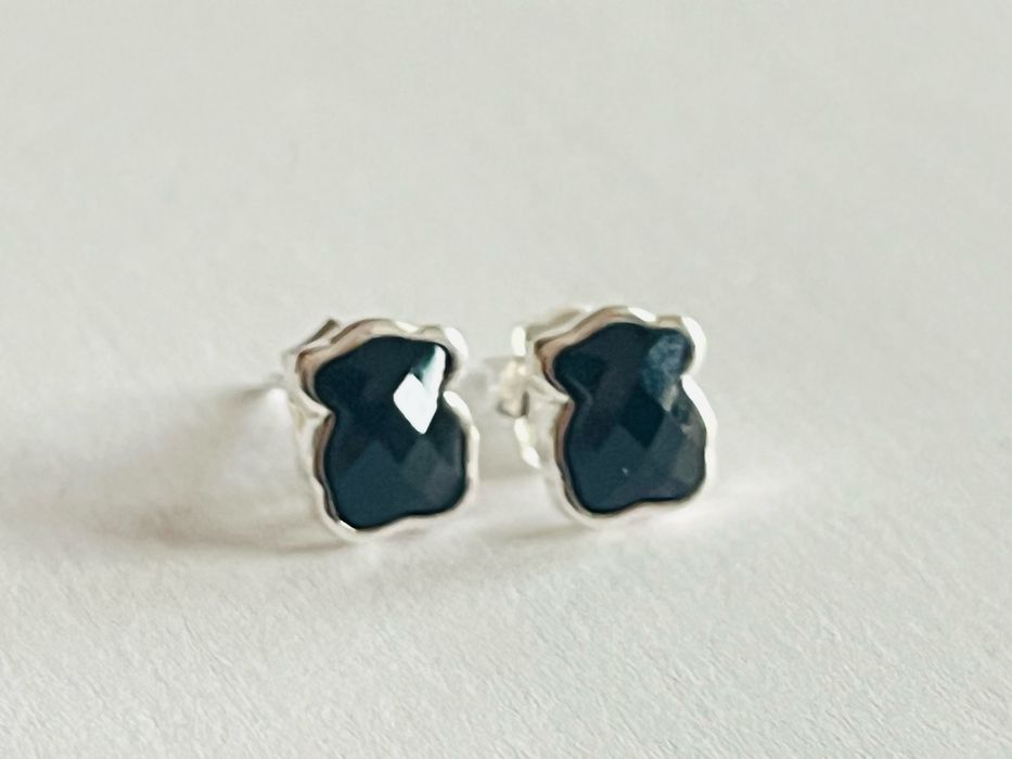 Nowe kolczyki srebrne tous miś 0,9cm