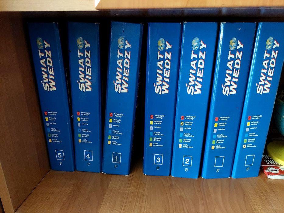 Świat wiedzy 7 segregatorow