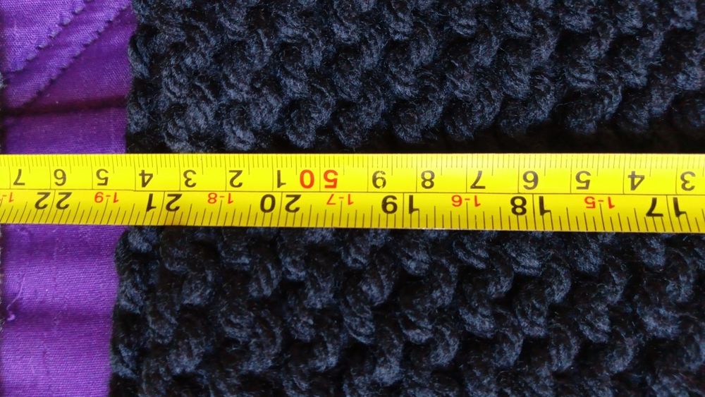 Cachecol infinito em lã preto