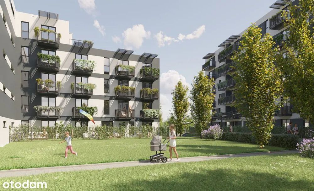 2-pokojowe mieszkanie 48m2 + balkon