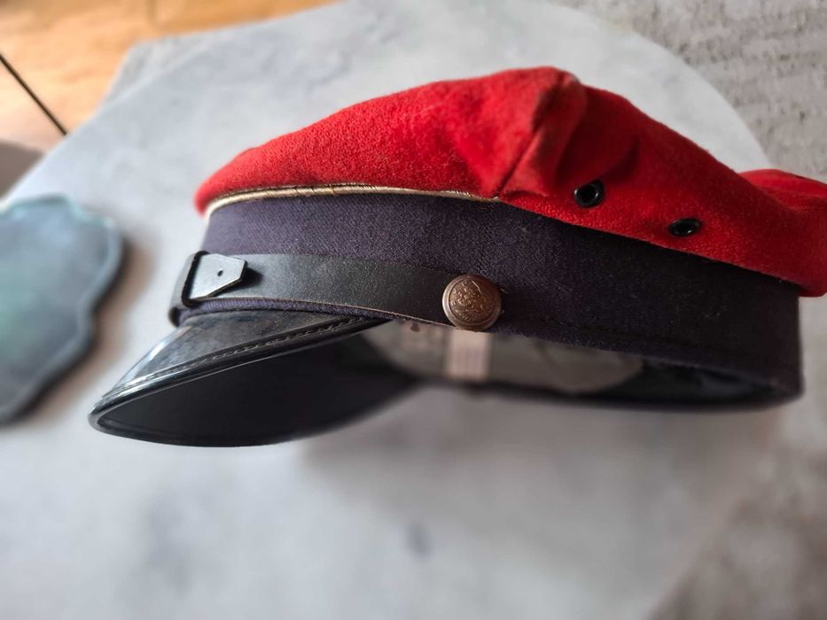 Czapka zawiadowcy z PKP