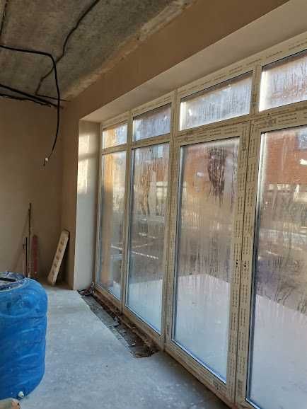 Штукатурка стен машинная, Полусухая стяжка полов, Малярка, Декоративка