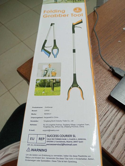 Pack 2 Pinças de Alcance 81cm REWKCY - Rebatíveis e Magnéticas - NOVAS