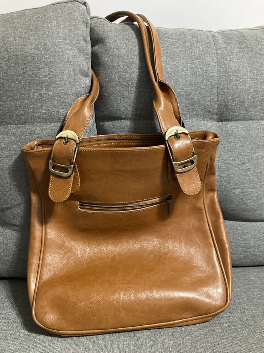 Duża torebka skórzana