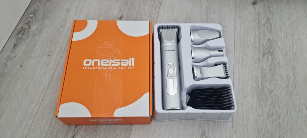 Машинка для стрижки тварин oneisall FC08 4в1 тример для собак котів грумінг набір машинка для шерсті животных кошек кота грумминг набор для груминга