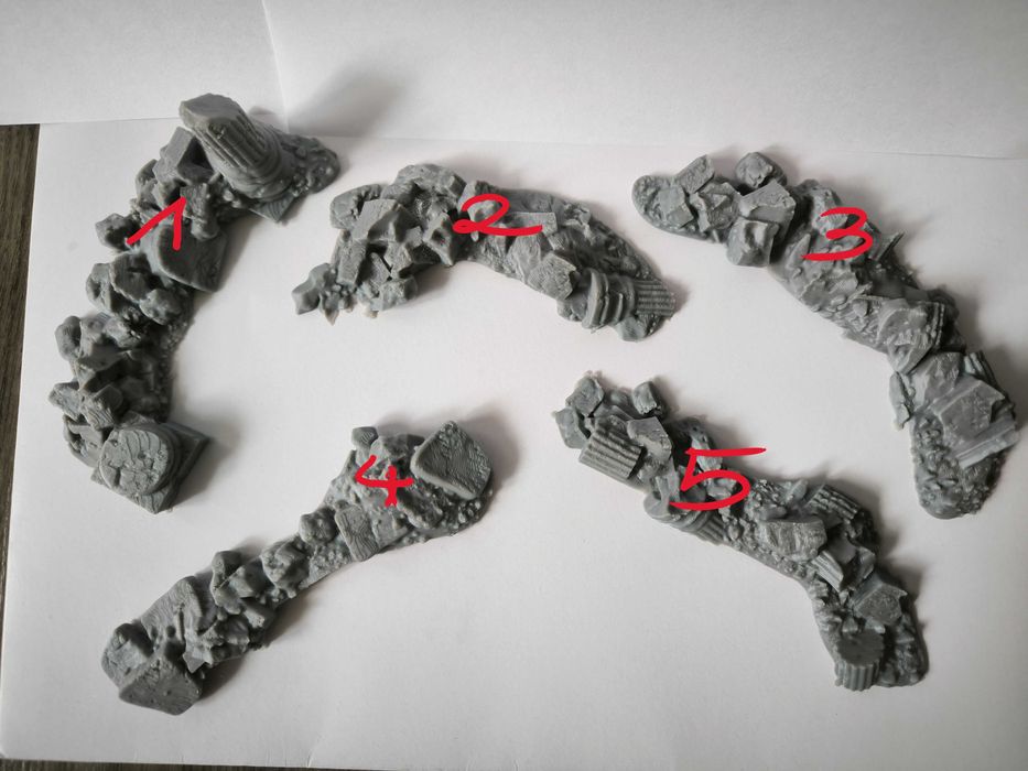 Gruzowisko RPG Diorama Makieta (Zaginione Miasto)