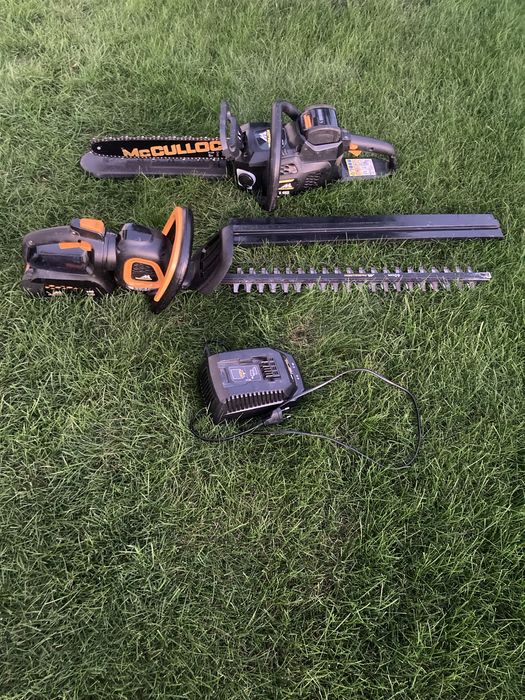 McCulloch 40V nożyce piła akumulatorowy zestaw