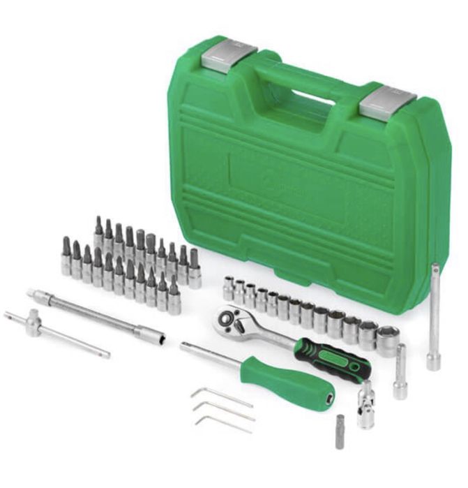 Набір інструментів, 46 од., 1/4" INTERTOOL