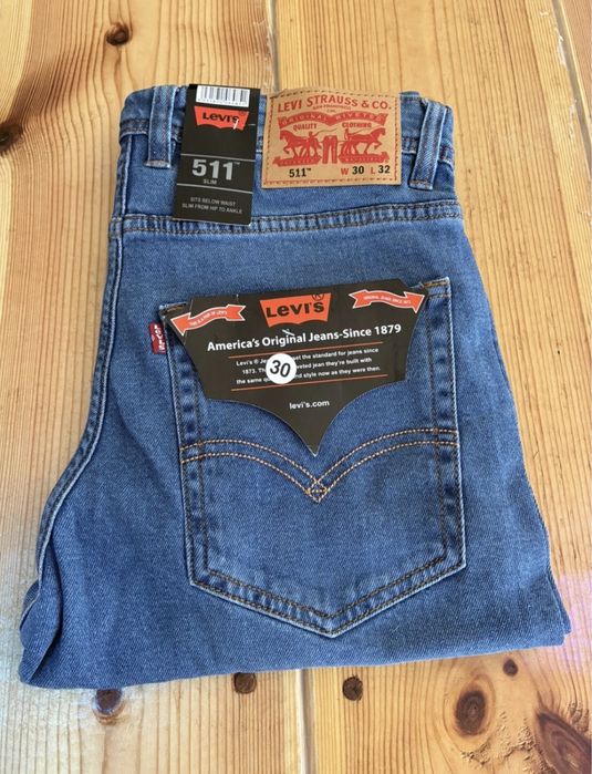 Мужские джинсы Levi's 511 Slim Fit в размере W30 L32