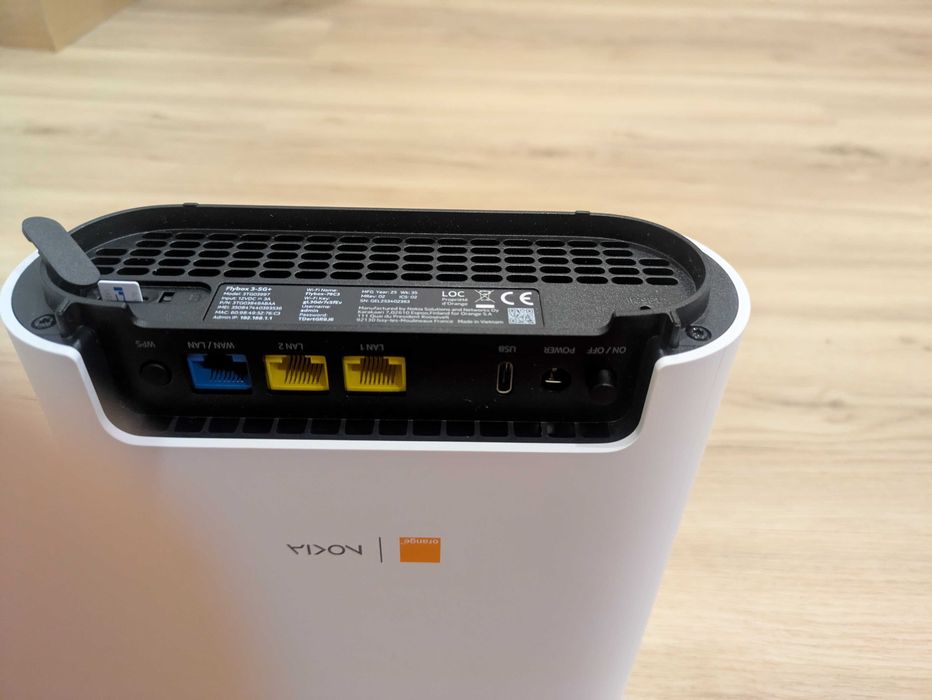 Router Nokia FastMile 5G Gateway 7.1 (Flybox 3) - Wi-Fi 7, Cartão SIM