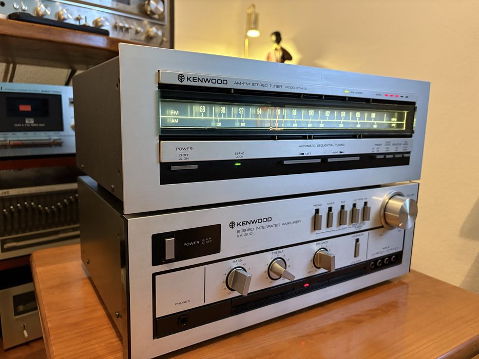 Conjunto Amplificador e sintonizador Kenwood KA-300 / KT-413