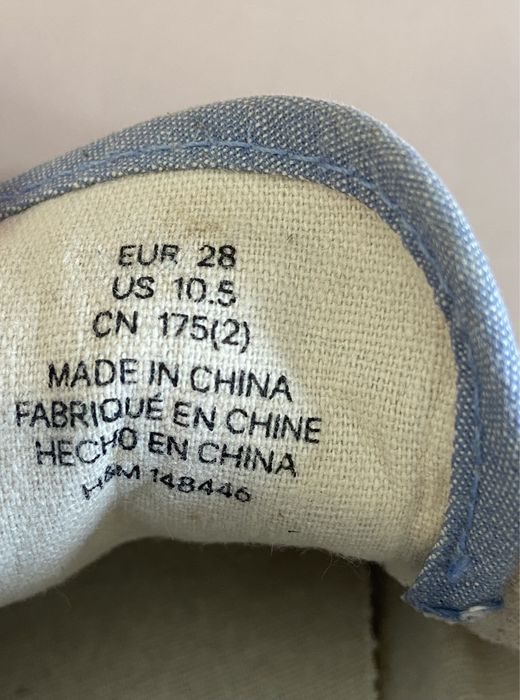 Мокасіни, кеди для хлопчика H&M р. 28