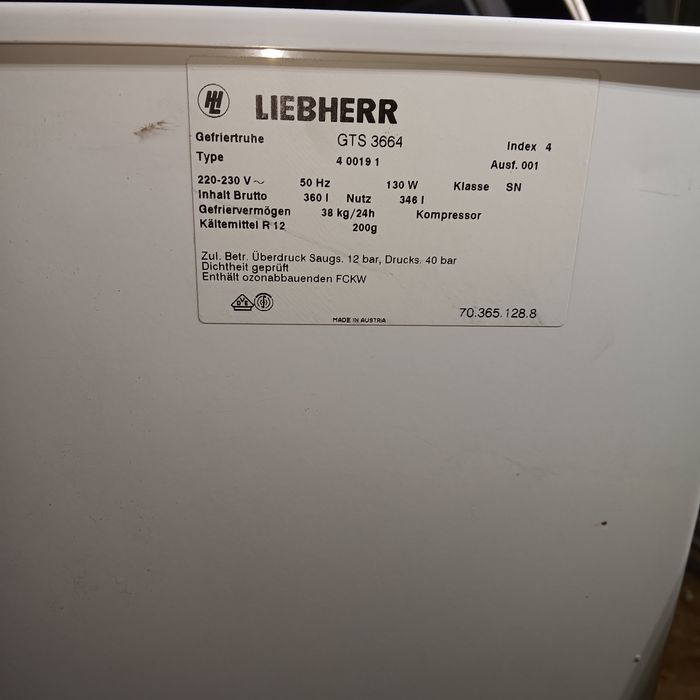 Zamrażalka duża 360litrów  możliwy transport