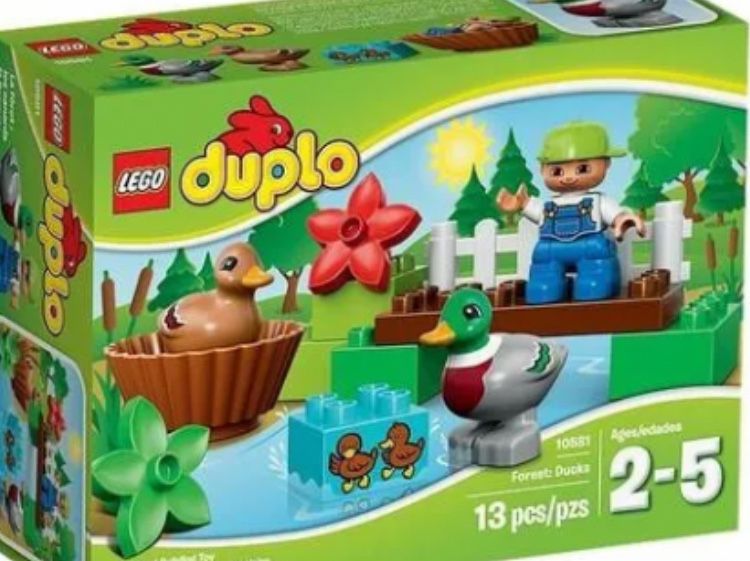 Lego duplo kaczki, klocki duplo kaczki 10581