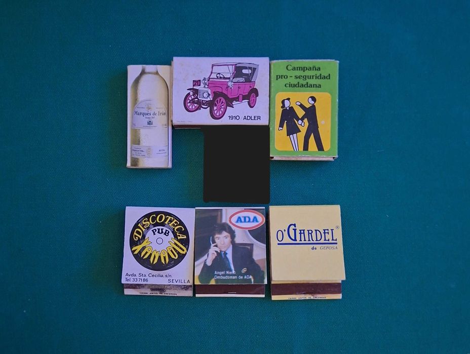 Caixas de Fósforos espanholas antigas, para coleção