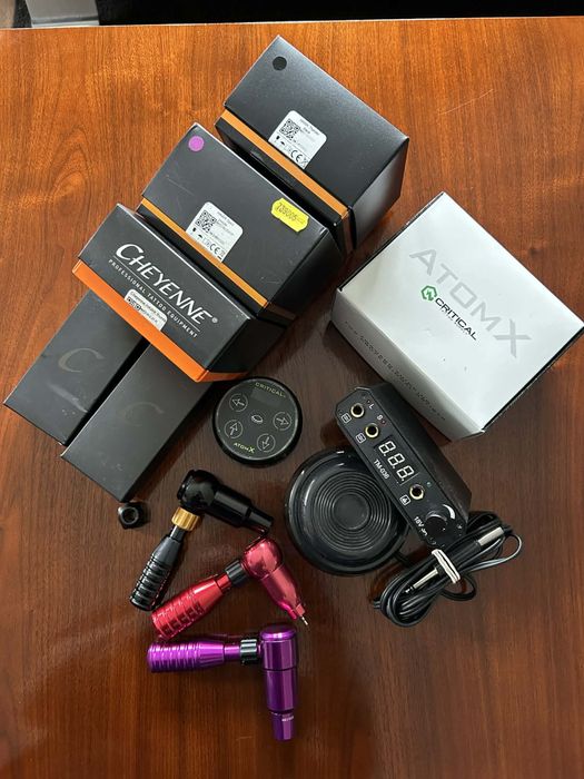 Maszynka Cheyenne Thunder Spirit Zestaw Zasilacz Critical Atom X