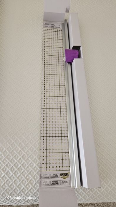 Regua com cortador  para patchwork