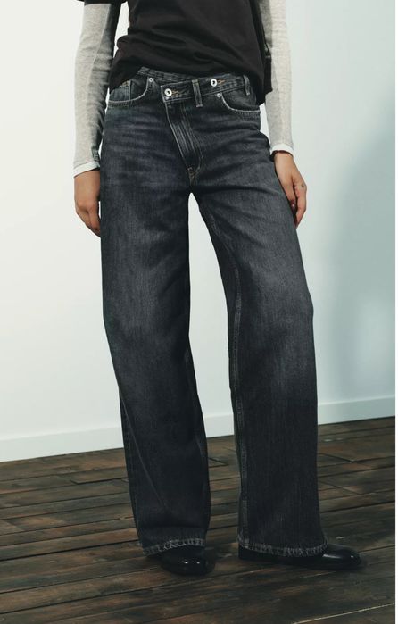 Джинси wide leg Zara 38