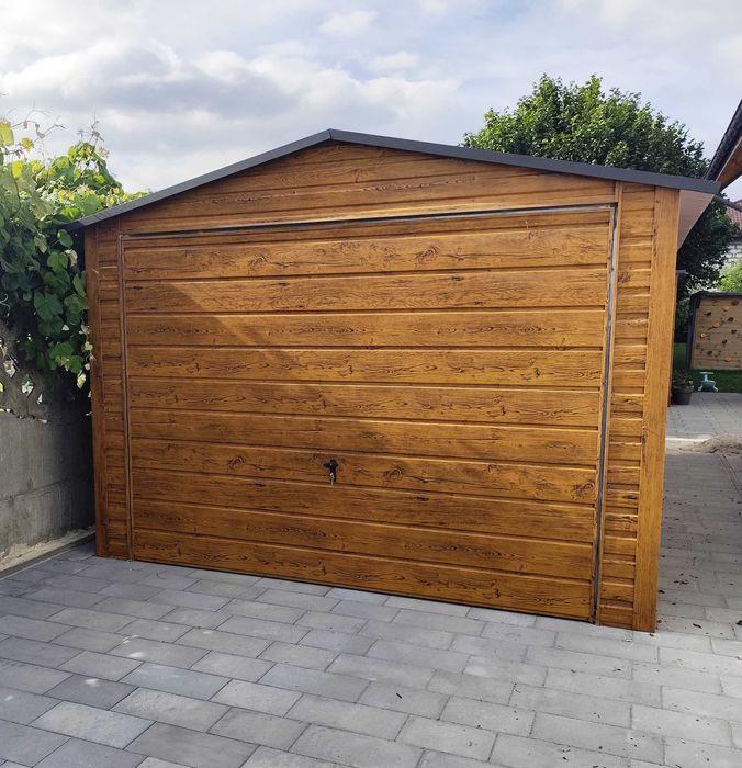 Garaż Blaszany Złoty Dąb + Grafit HIT NISKA CENA