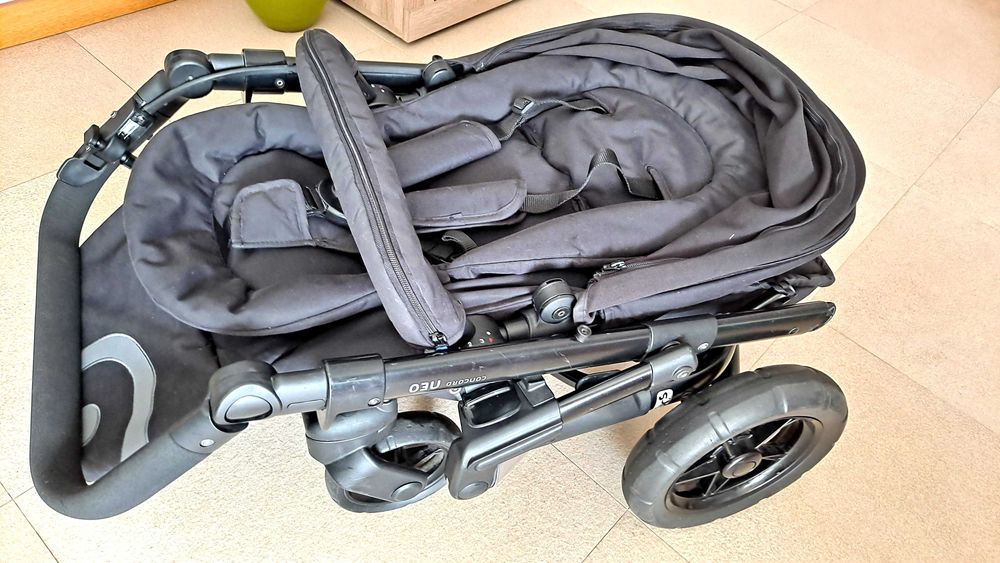 Carrinho Trio Concord Neo + isofix + capa chuva
