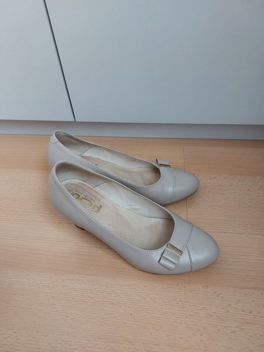 Skórzane buty r. 36