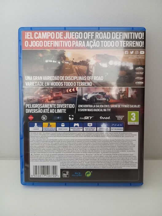 Gravel PS4 PlayStation 4 (tenho mais jogos - aceito retoma de jogos PS1 PS2 e PS3)