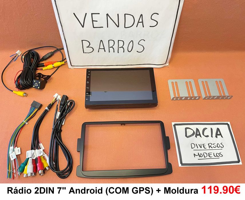 Rádio 2DIN • DACIA Logan Sandero Duster Dokker Lodgy • Android 4+64GB