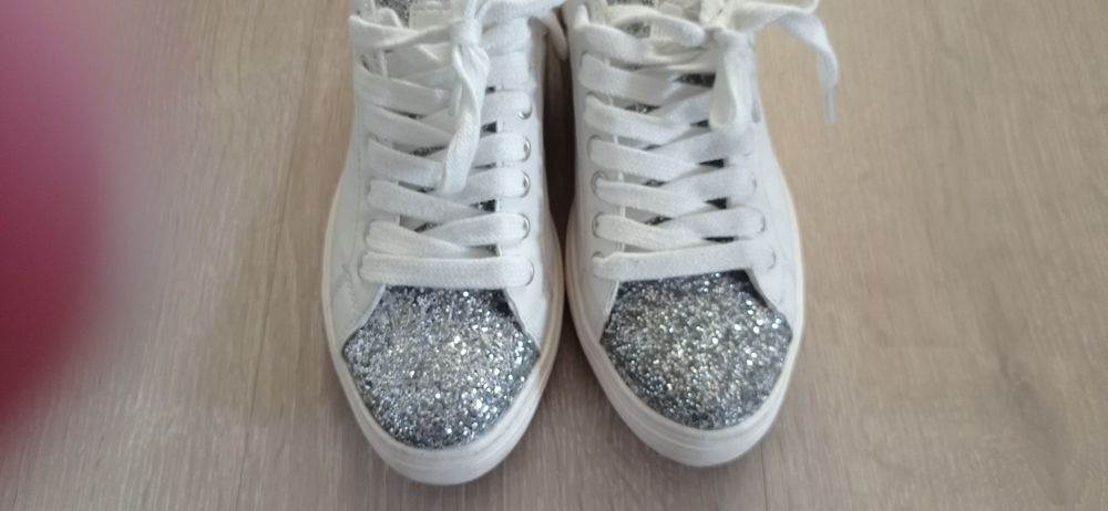 Półbuty z brokatem Jenny Fairy r.38 stan idealny