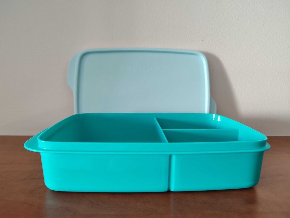 Tupperware caixa Snack com divisória424348127540684803