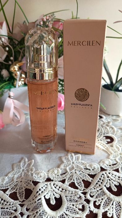 Luksusowa Esencja MERCILEN: Owcza Placenta & Kolagen. Efekt Liftingu i Blasku! 100ml