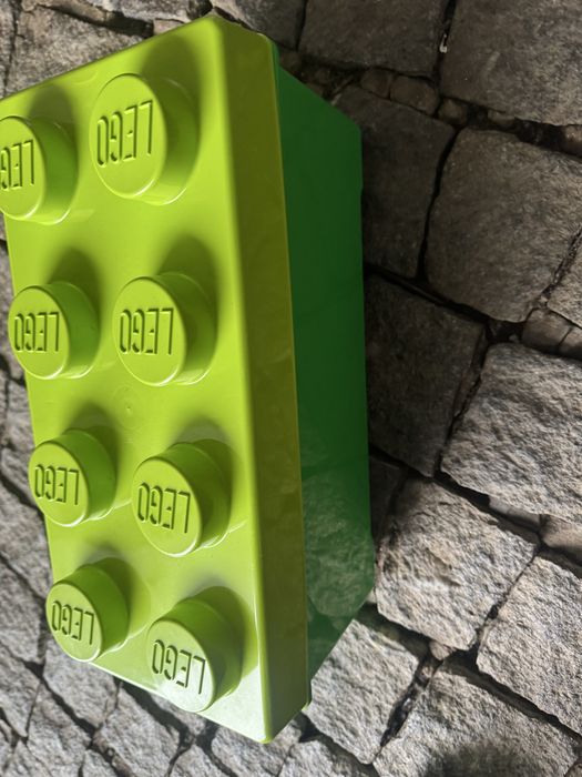 Caixa de legos 34 cm.